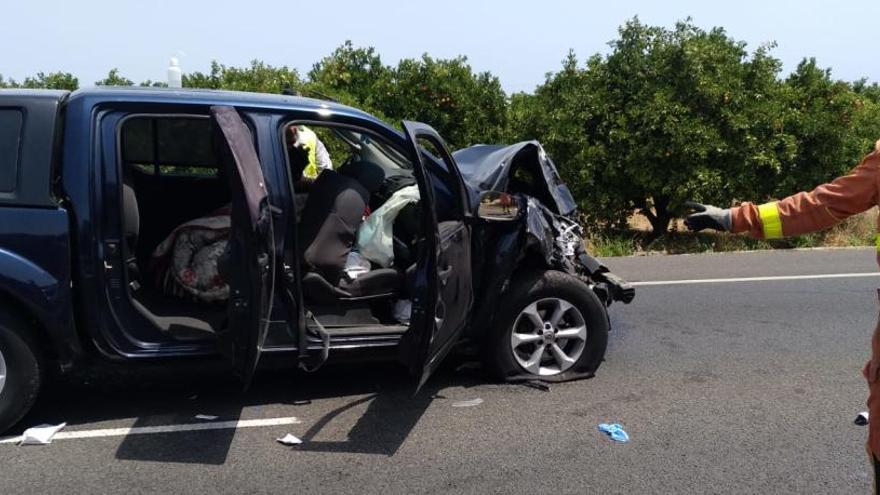 Estado del vehículo accidentado.