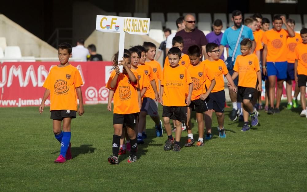 Clausura de la liga local de fútbol base de Cartag