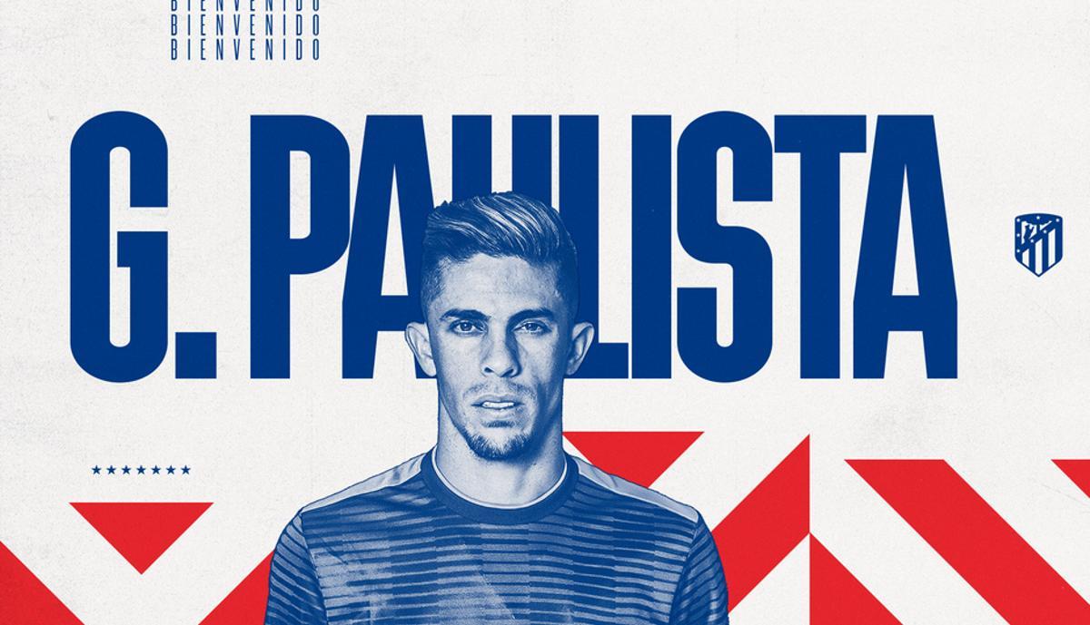 Gabriel Paulista, nuevo jugador del Atlético de Madrid.