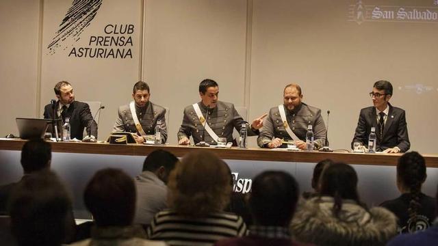 Desde la izquierda: Pablo de la Cal, Iván Rodríguez, Iván Hernández, Celestino Rodríguez e Igor Freijoo.