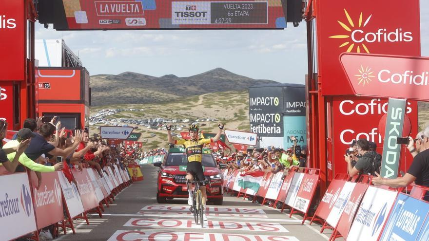 En imágenes | La sexta etapa de La Vuelta llega a Javalambre
