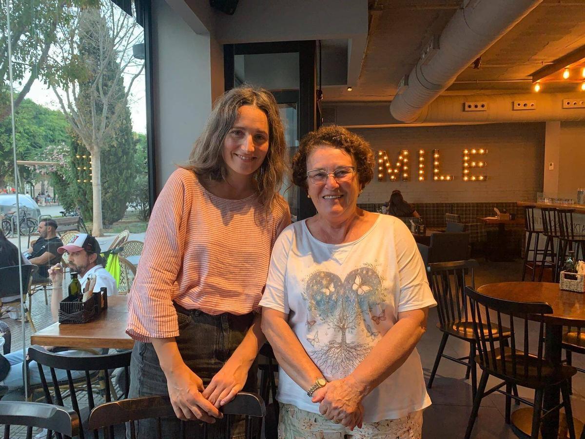 L’anglesa Joanna Hruby i l’eivissenca Maria Riera.