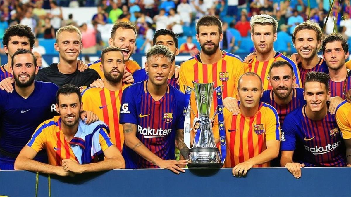 El Barça ya ganó al Real Madrid, en 2017, en el Hard Rock Stadium, de Miami (EEUU).