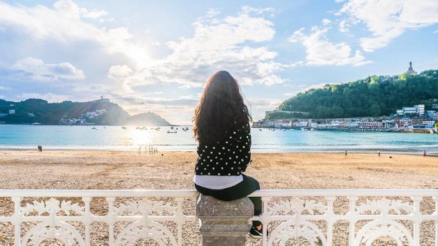 Playa de la Concha (San Sebastián, País Vasco).