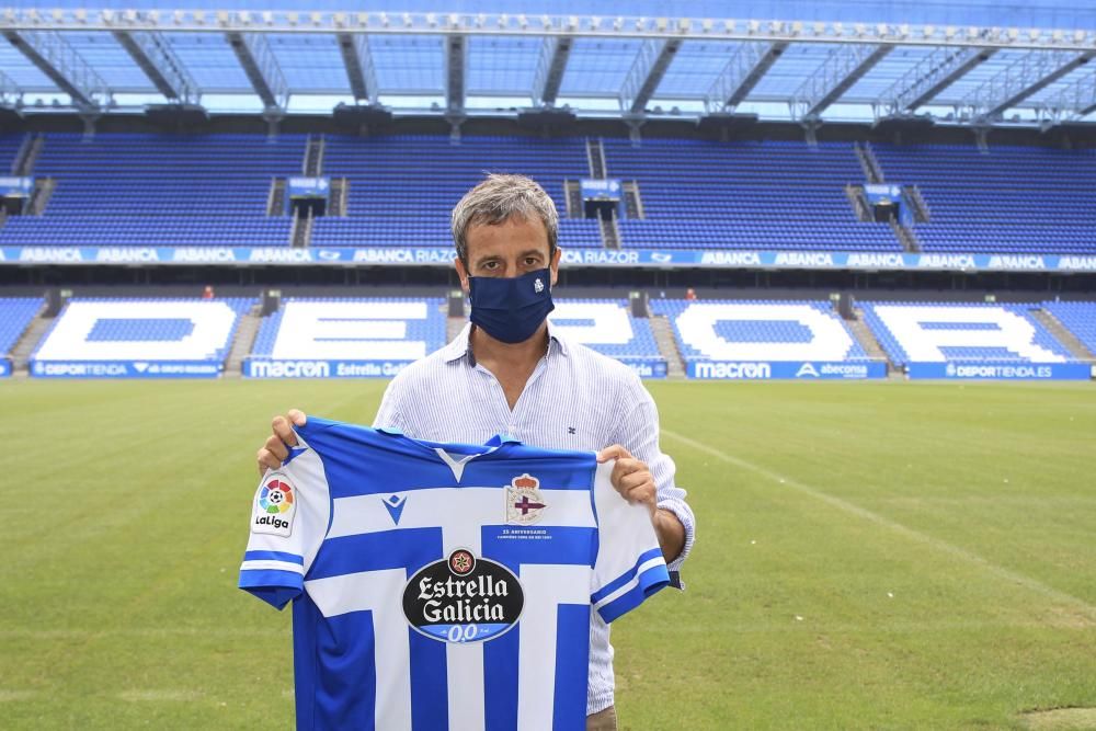 Fran y Valerón regresan al Dépor como director de cantera y entrenador del Fabril, respectivamente.