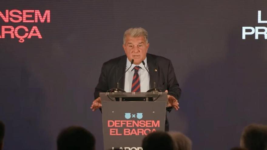 "Laporta: ‘A 600 km intentan jodernos"