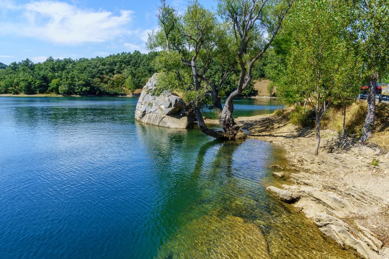 Vista del Embalse de Cervera.