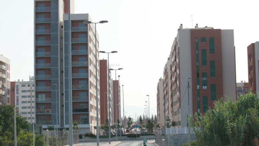 Panorámica de la primera fase de la urbanización Joven Futura, en la pedanía murciana de Espinardo