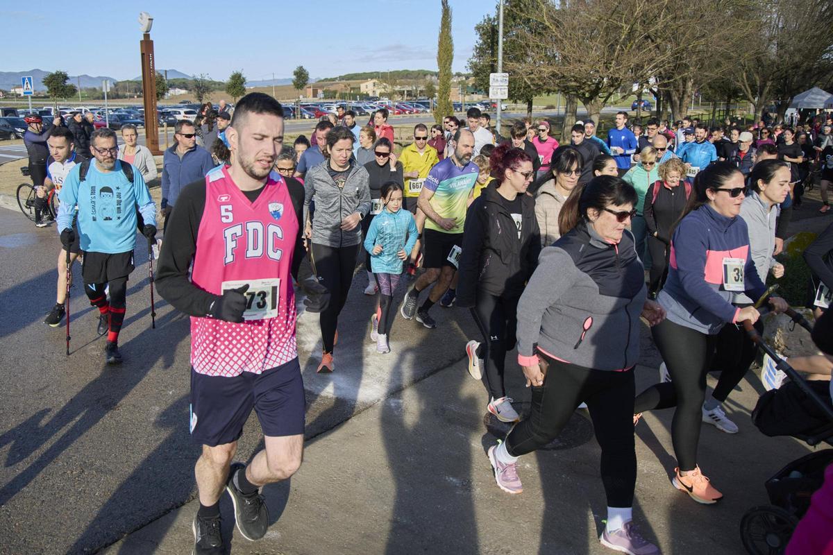 Imatges de la Run4Cancer a Riudellots de la Selva