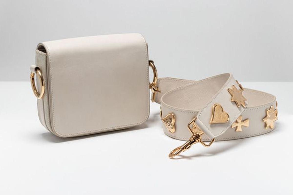 Bolso bandolera de piel natural con correa intercambiable, de Calm Bags