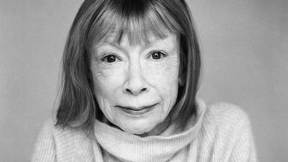 La escritora Joan Didion.