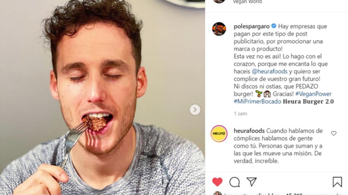 Pol Espargaró hace campaña por el veganismo