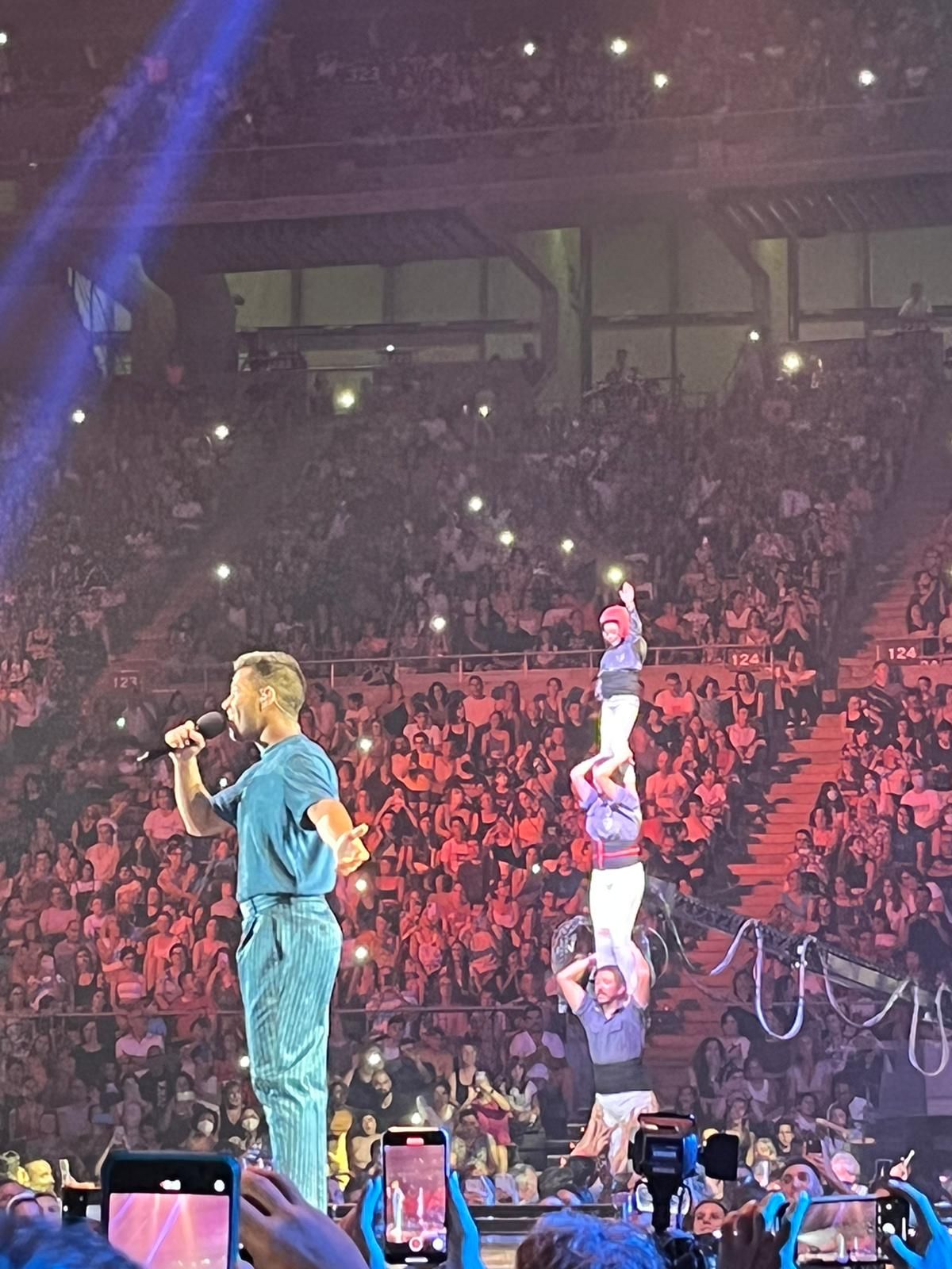 Pedro da Costa al concert d'Eufòria al Palau Sant Jordi