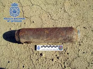 La Policía Nacional explota un artefacto de la Guerra Civil hallado en el camino Fornillos (Huesca)