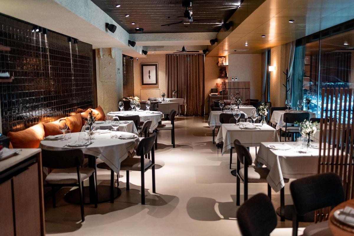 Vista del restaurante Arzábal Bernabéu, ubicado en la puerta 28 del estadio Santiago Bernabéu, primer local del grupo en obtener la certificación 'Biosphere Sustainable'.