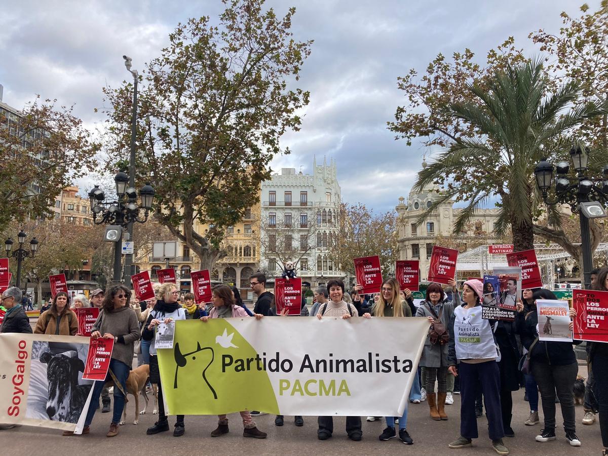 Manifestación de PACMA en València