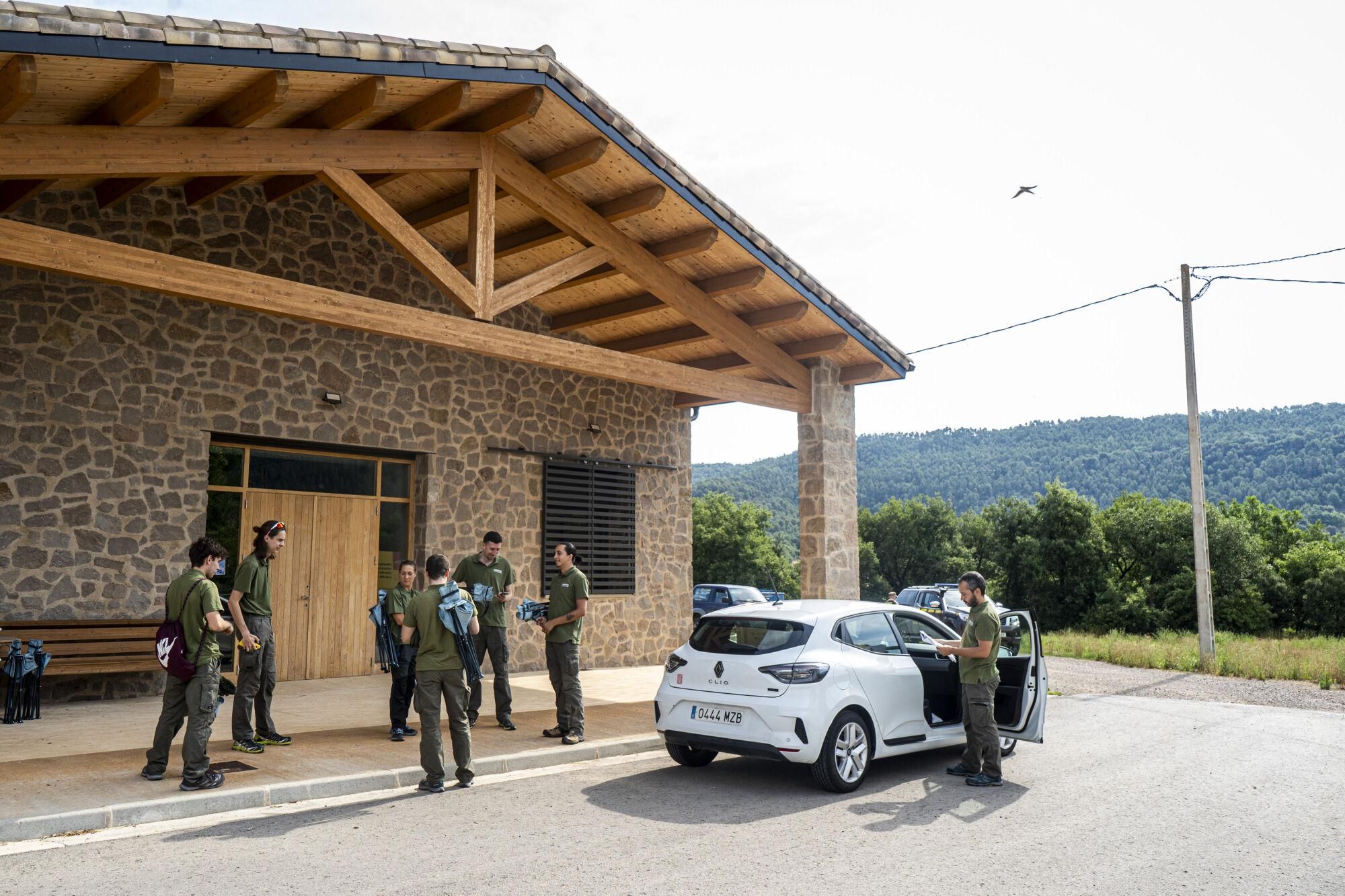 Ambine un dissabte a la Riera de Merlès, en imatges