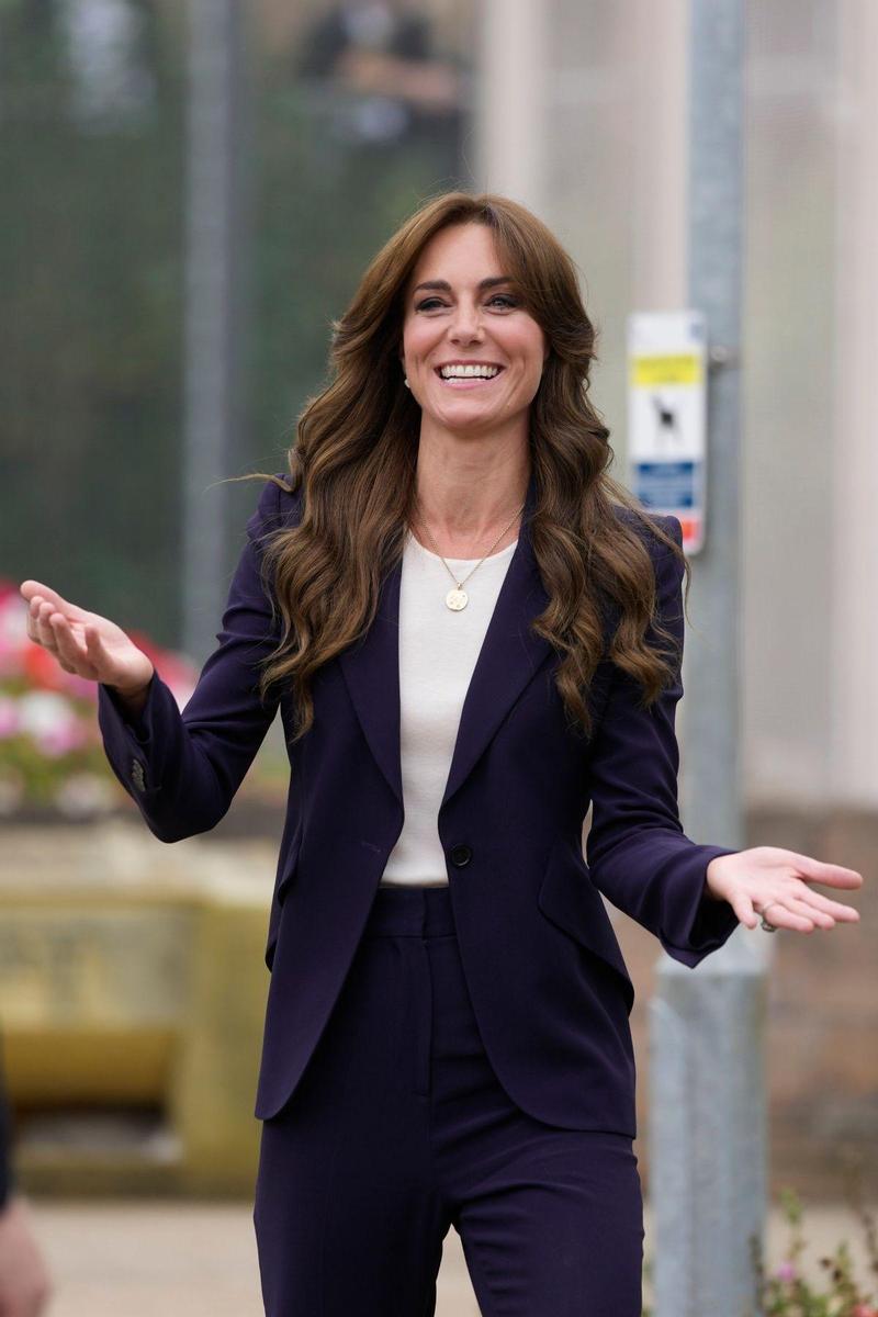 Kate Middleton con melena larga a capas