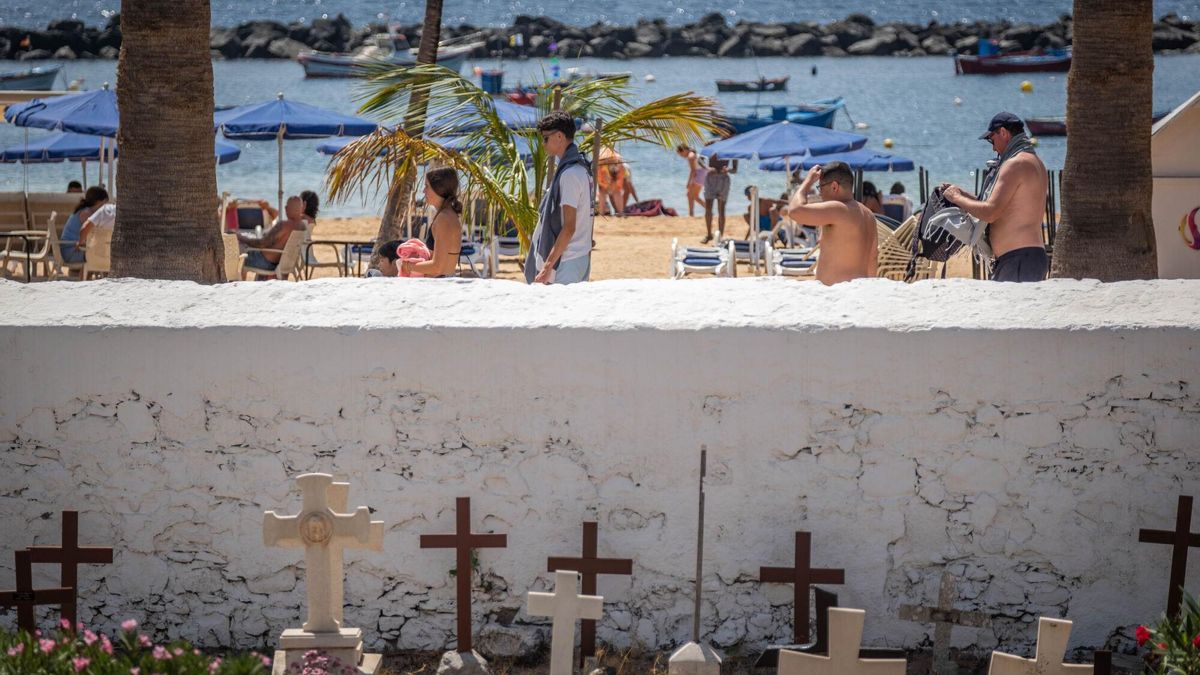 Obras en el cementerio de San Andrés