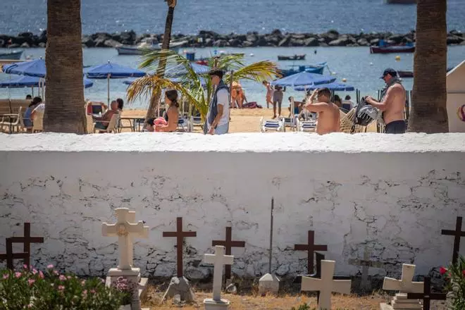 Obras en el cementerio de San Andrés
