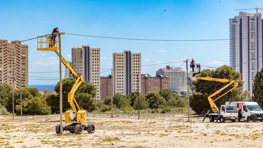 Benidorm prepara el terreno para la Acampada de Peñas: más espacio y aparcamiento