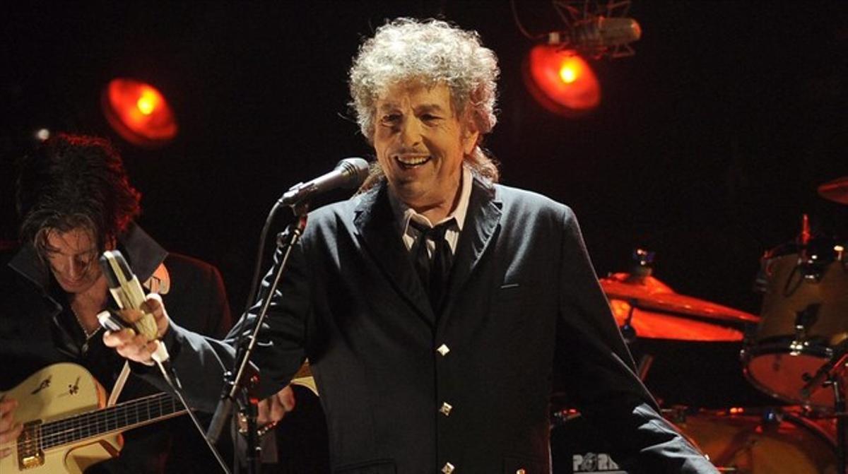 Bob Dylan, en una actuació a Los Angeles el 2013.
