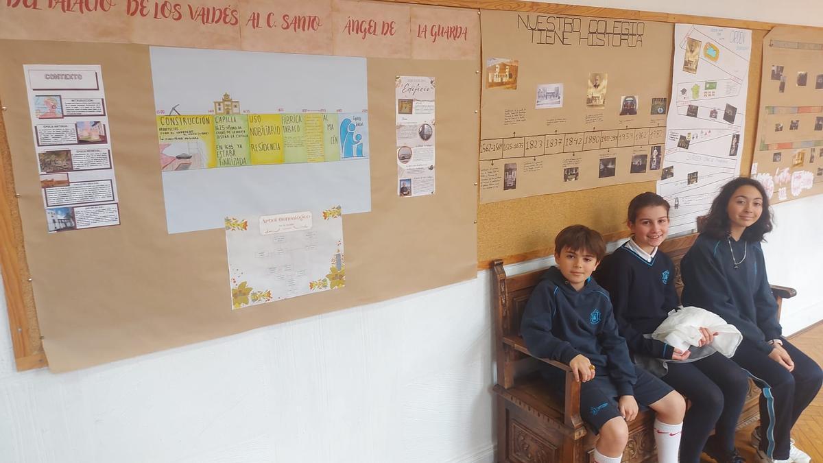 El colegio Santo Ángel repasa su historia con una exposición colectiva (en imágenes)
