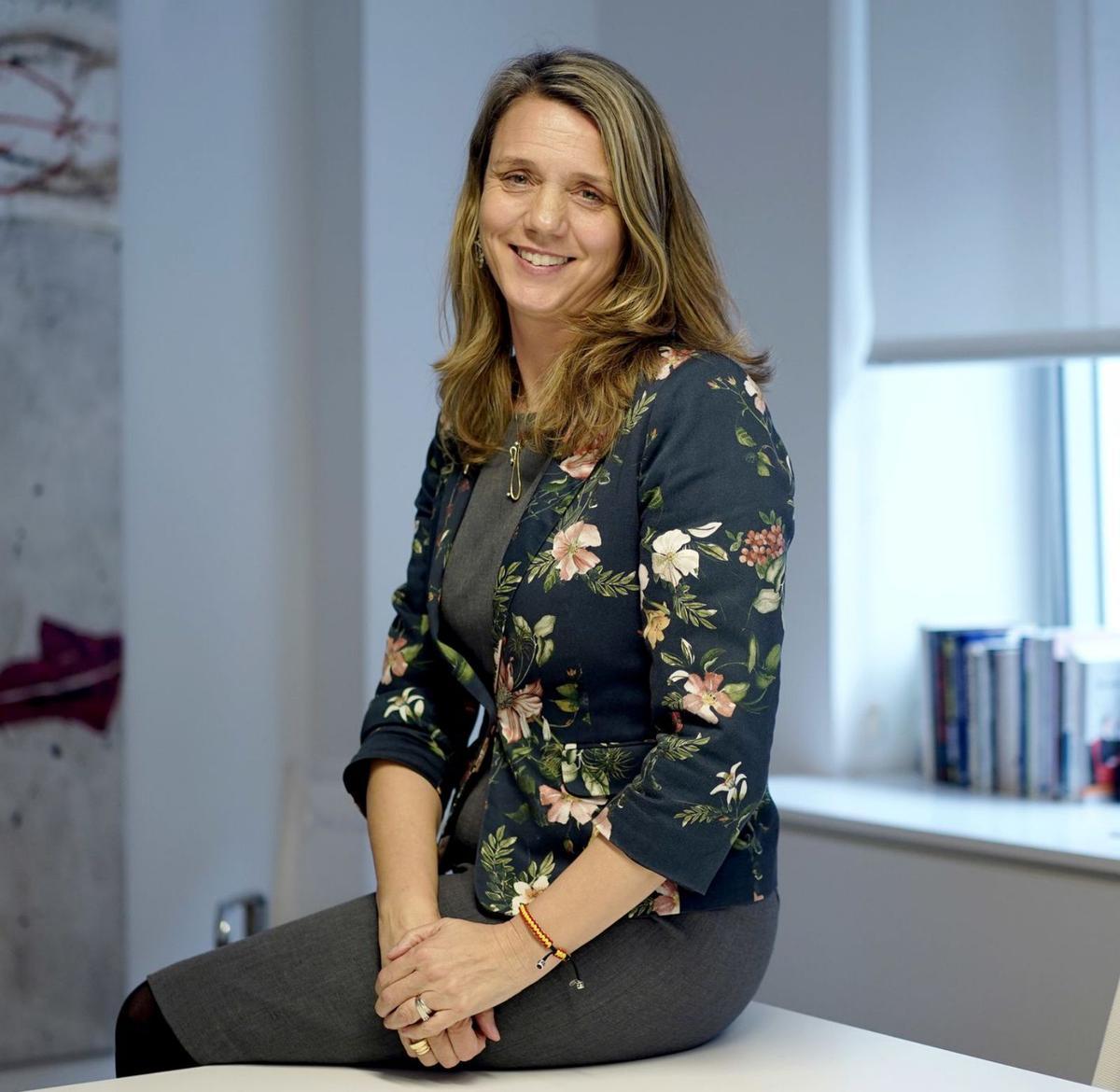 Ángela de Miguel, presidenta de Cepyme."Estem en una transició tranquil·la. No cal que sigui una revolució" Ángela de Miguel, presidenta de Cepyme."Estem en una transició tranquil·la. No cal que sigui una revolució"