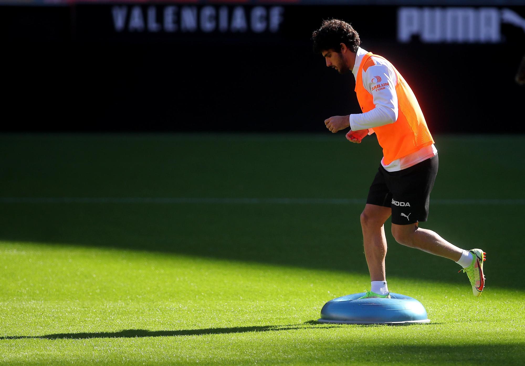 Así ha sido el entrenamiento del Valencia de hoy