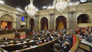  Segundo pleno de investidura en el Parlament.