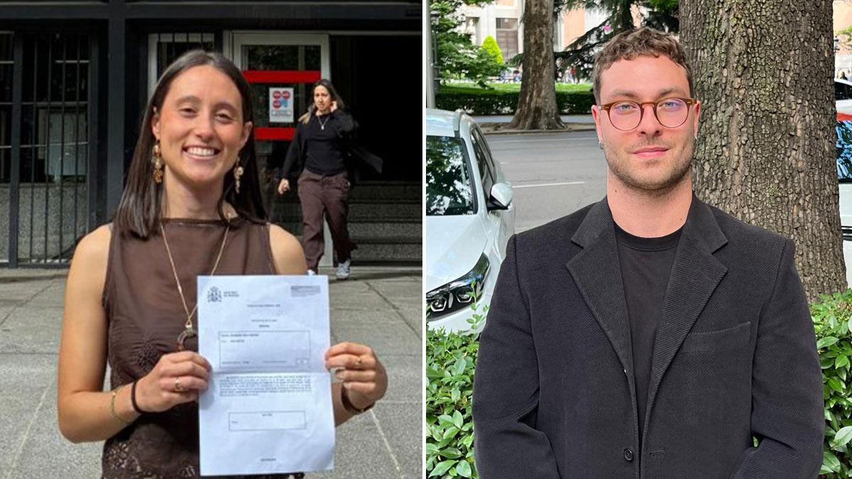 Cristina Blázquez y David Crespo, dos de las mejores notas del MIR.