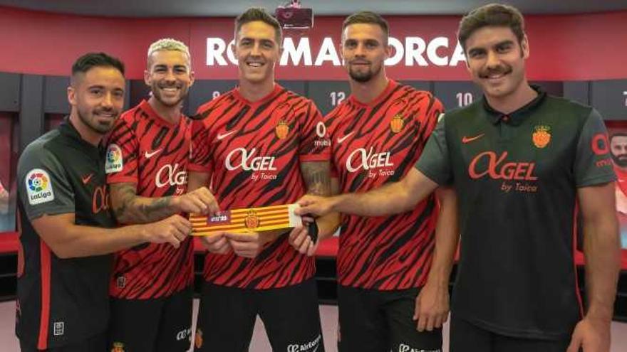 Jaume Costa, Dani Rodríguez, Raíllo, Valjent y Abdón Prats son los capitanes del Mallorca 2022-23