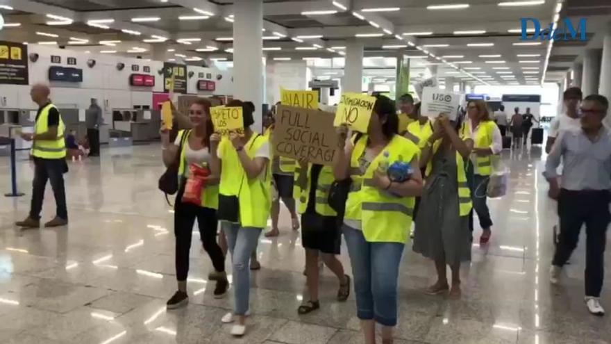Streik bei Ryanair: Proteste am Flughafen Mallorca