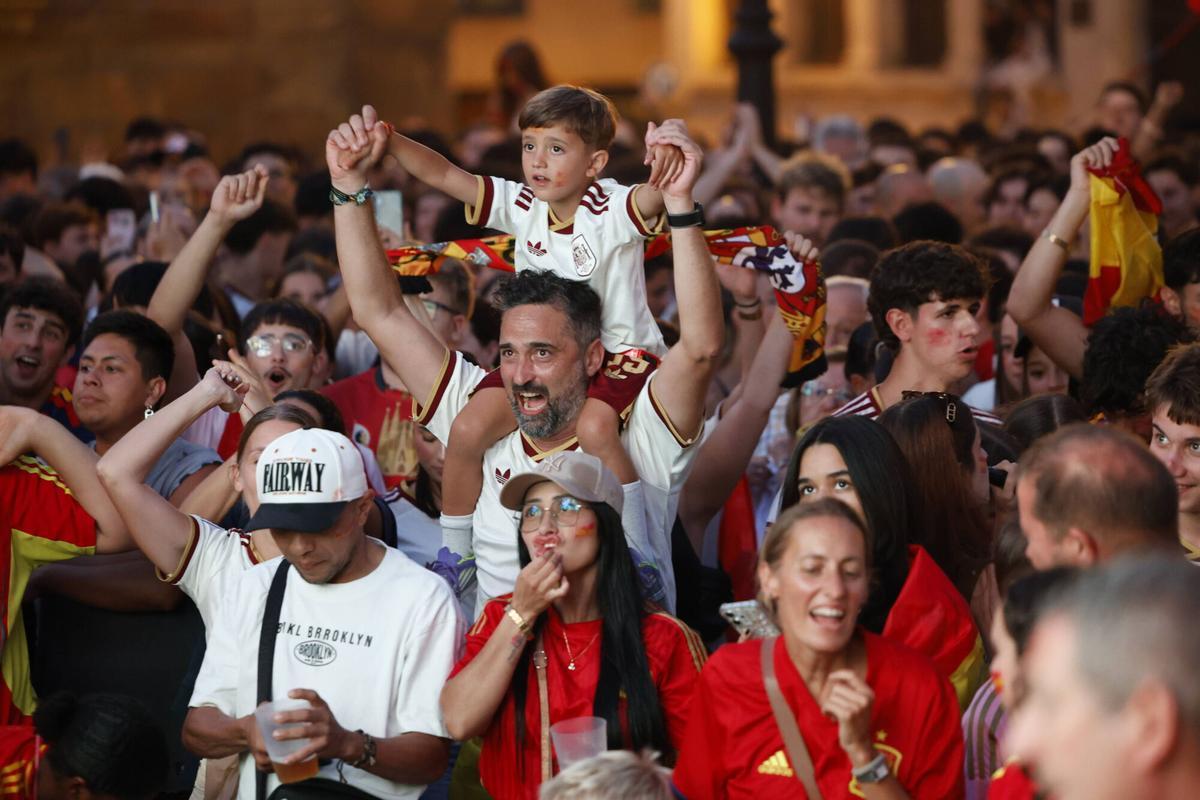 Así se vivió el partido de España contra Francia en Oviedo