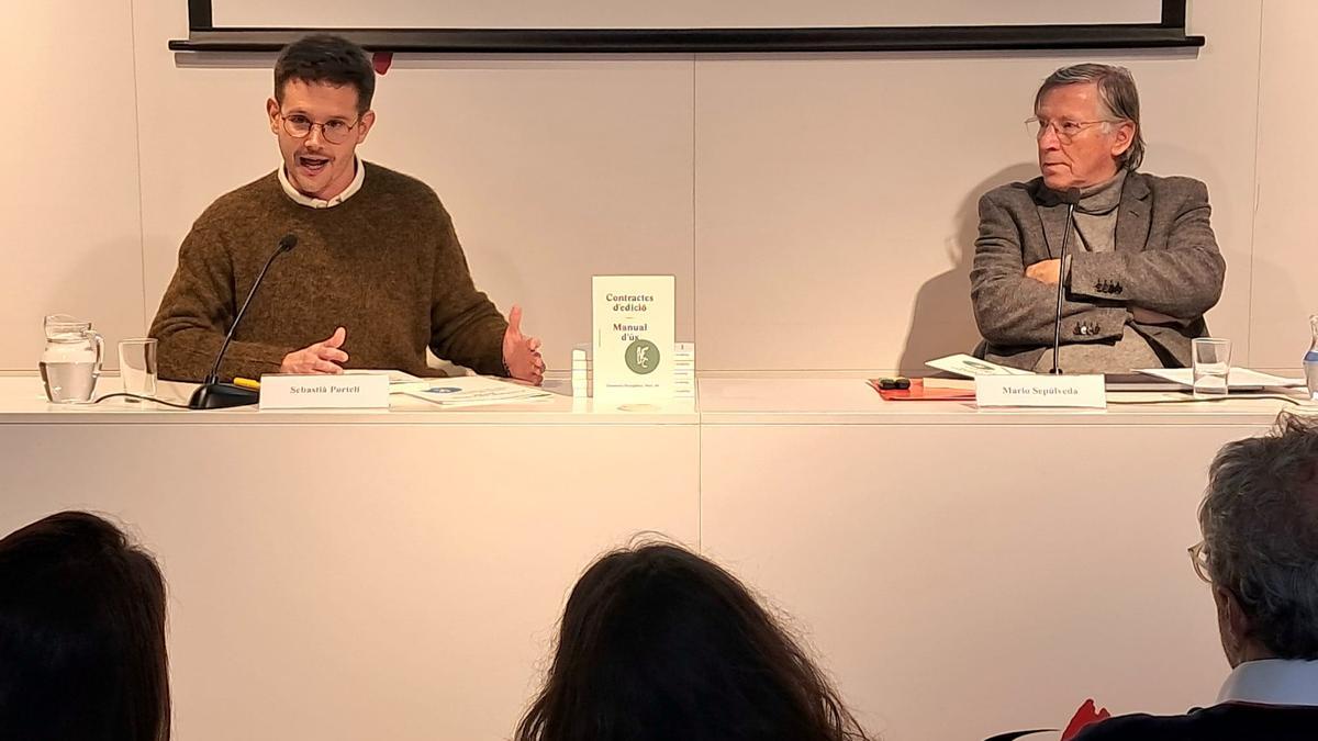Sebastià Portell y Mario Sepúlveda, en la presentación.