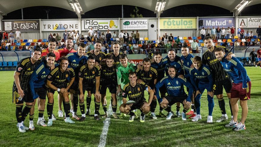 El Zaragoza avanza entre sustos. La crónica del SD Tarazona-Real Zaragoza (1-2)