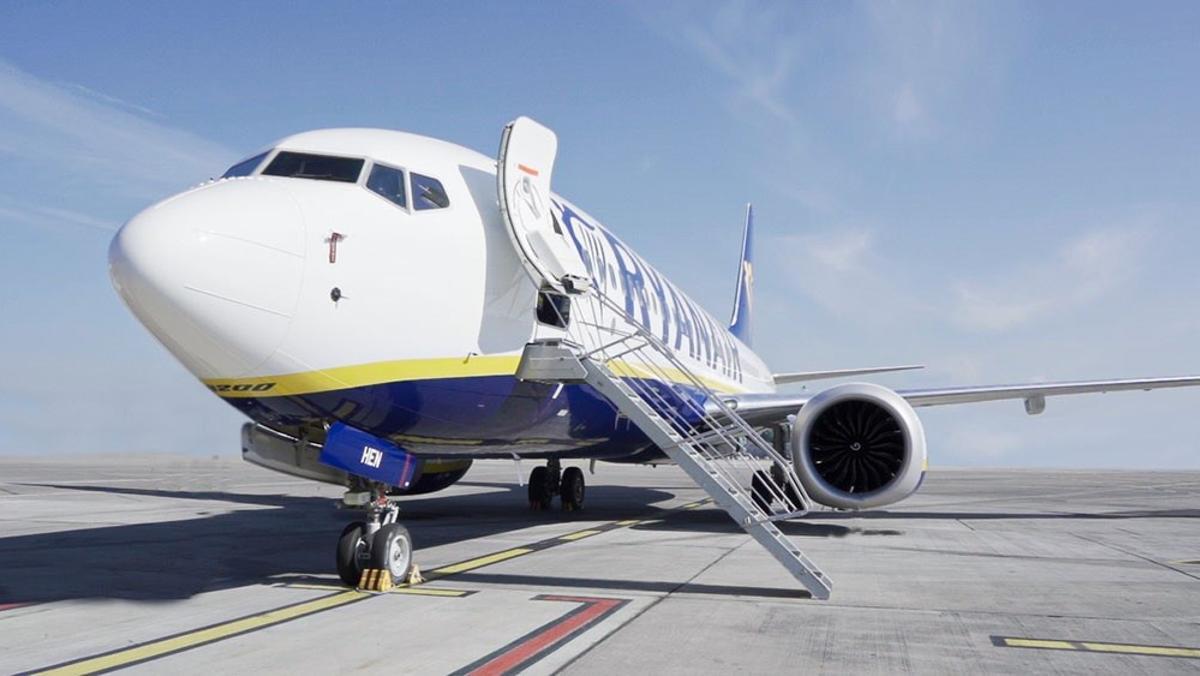 Un avión de Ryanair en una imagen de archivo