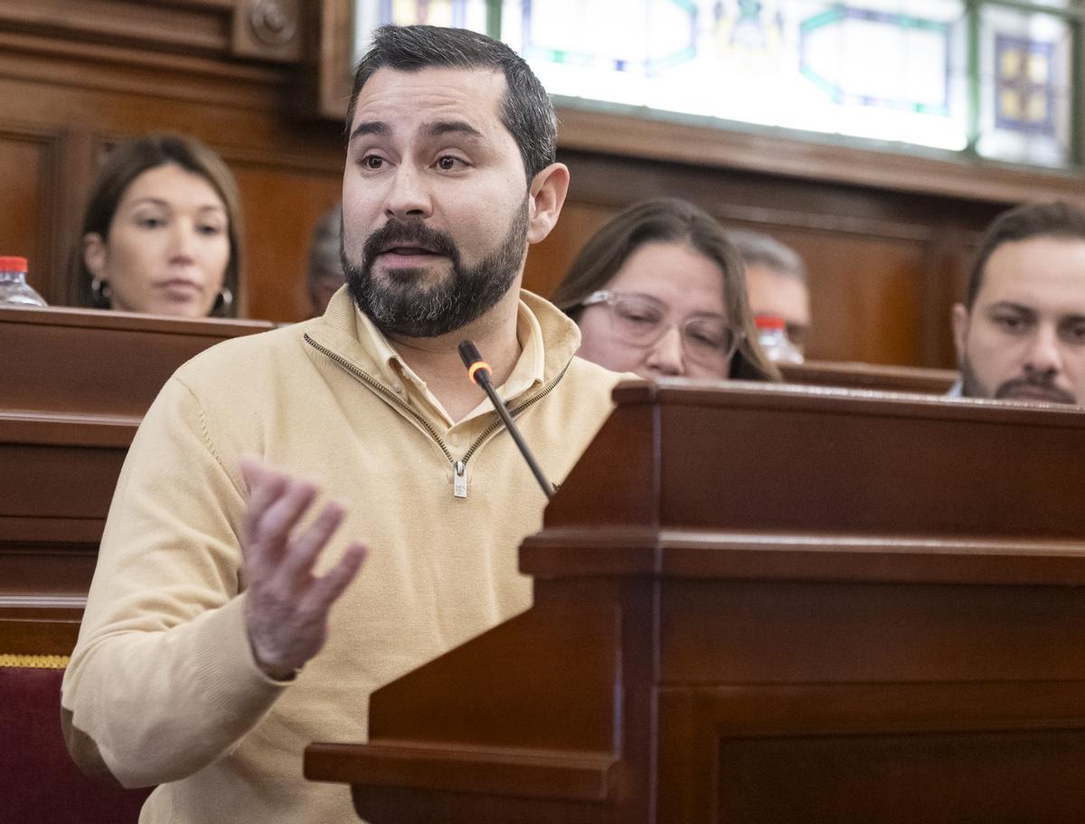 El portavoz del PSPV en Diputación, Samuel Falomir.