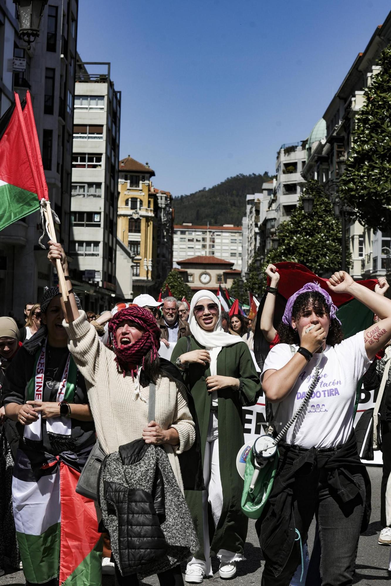 Asturias se manifiesta por una Palestina en paz