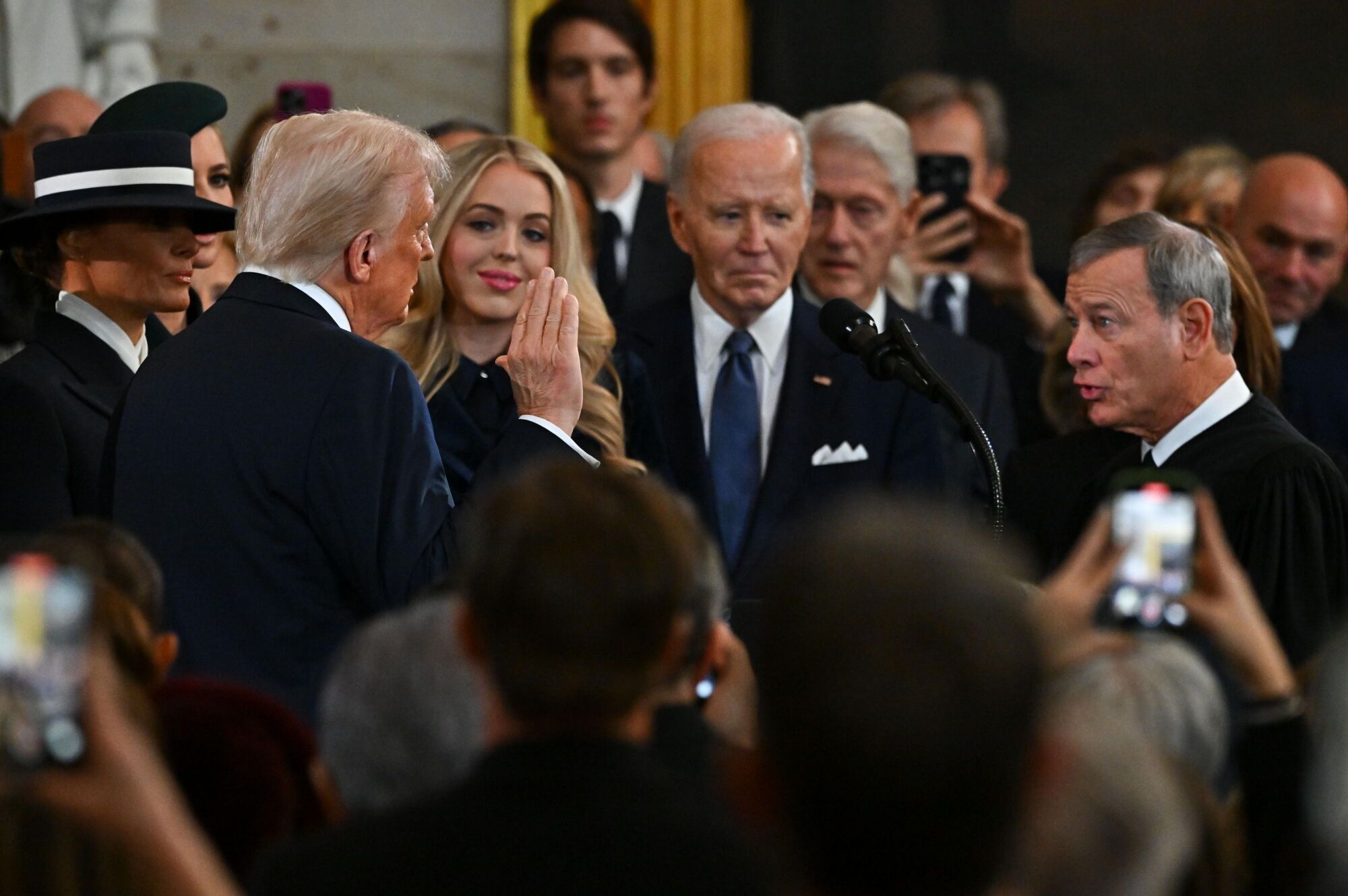 La investidura de Donald Trump, en fotos