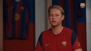 Frenkie de Jong: Hago todo lo posible para volver bien y lo más rápido posible