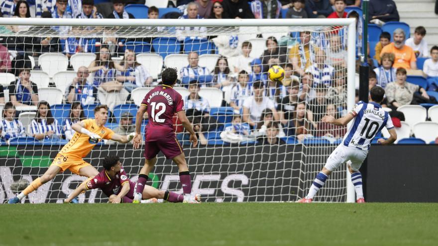 El 2-0 de la Real Sociedad en el Real Sociedad 2-1 Valladolid de la jornada 29 de LaLiga EA Sports