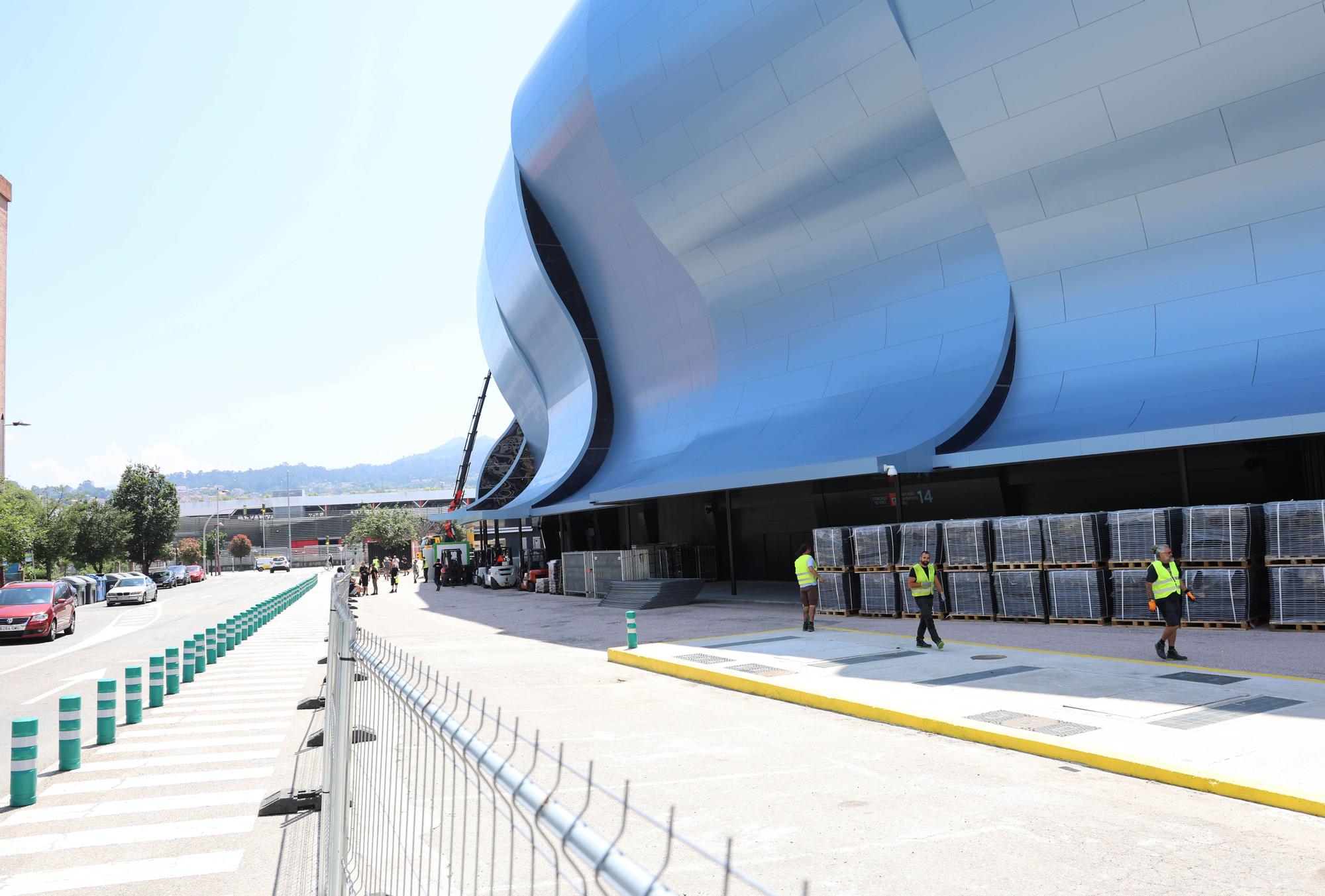 Arrancan los preparativos para el concierto de Guns N' Roses en Balaídos