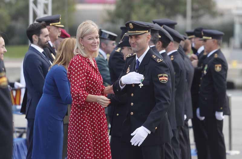 Celebración del día de la Policía Nacional en València