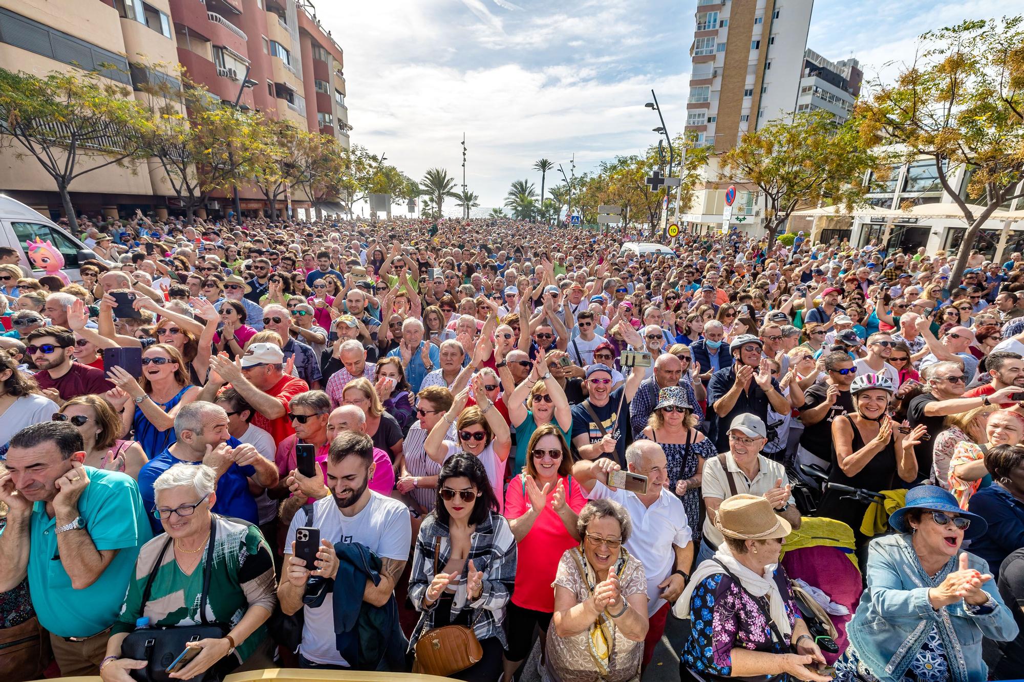 Segunda Mascletá en honor a Sant Jaume en las Fiestas de Benidorm