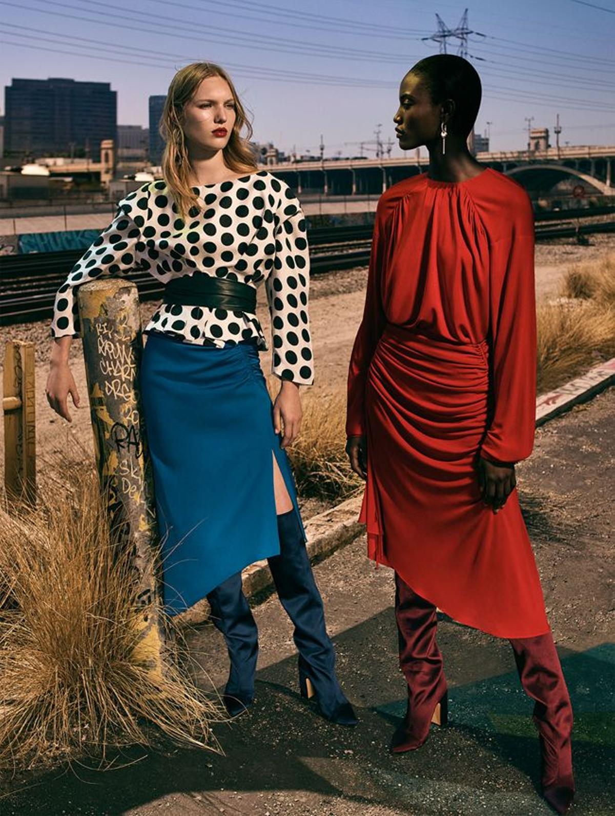 Los estampados y el 'color block' se mezclan en la colección Pre-fall 17 de Zara