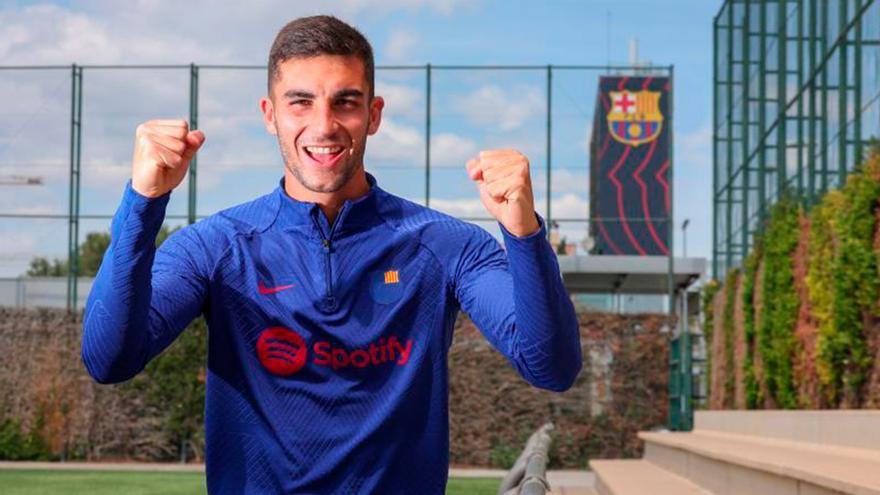 Ferran Torres: "Vine al Barça para ganar títulos"