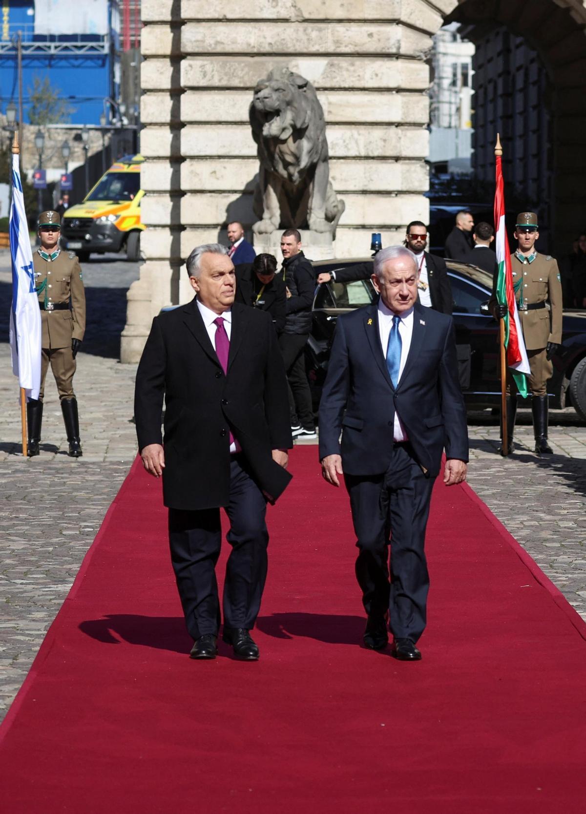 Orban recibe a Netanyahu en Budapest