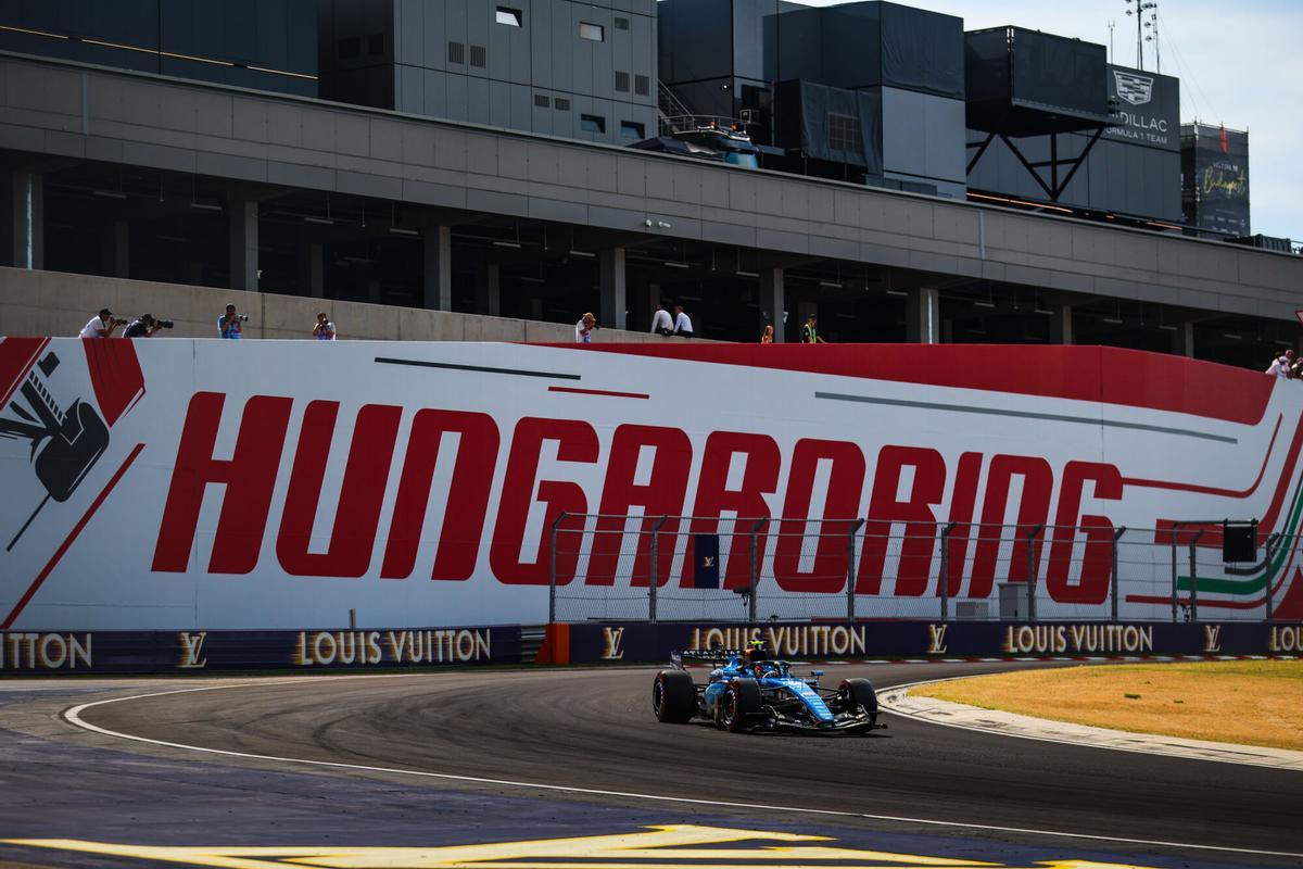55 SAINZ Carlos (spa), Williams Racing FW48, action during the Formula 1 Hungarian Grand Prix 2026, 11th round of the 2026 Formula One World Championship from July 24 to 26, 2026 on the Hungaroring, in Mogyorod near Budapest, Hungary - Photo Antonin Vincent / DPPI AFP7 25/07/2026 ONLY FOR USE IN SPAIN