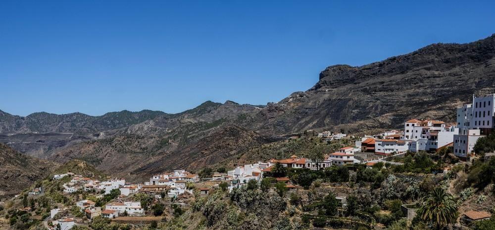 Tejeda tras el incendio